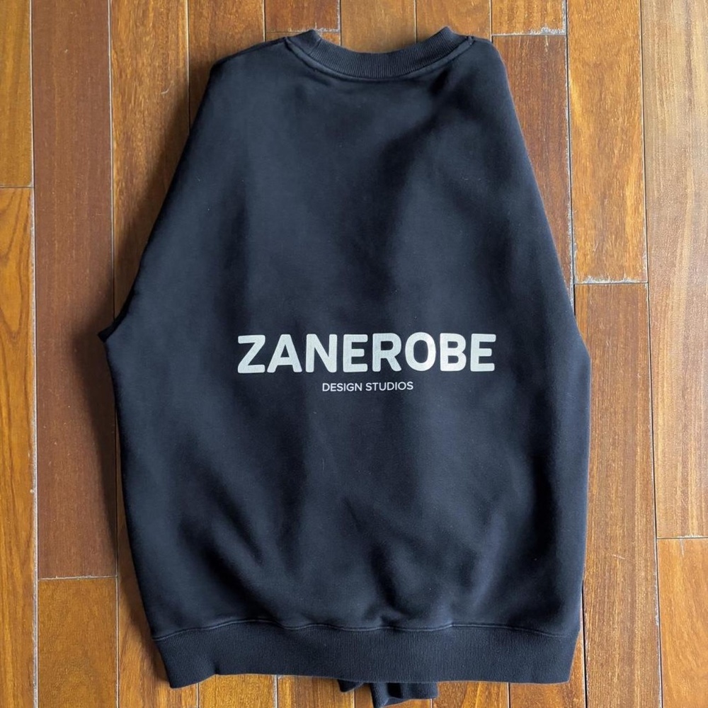 Zanerobe black crewneck sweatshirt #skater #streetwear